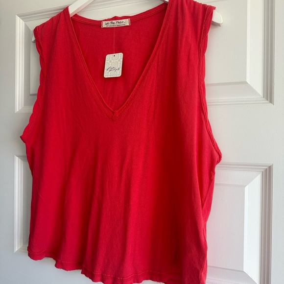 Free People Dreamy Tank in Ignition NWT - Picture 6 of 12